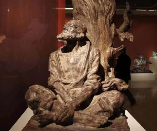 郭维阳作品《胡杨老人》 郭维阳作品《胡杨老人》